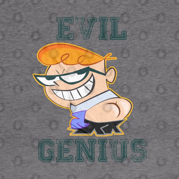 Evil Genius Vintage by Spilled Ink